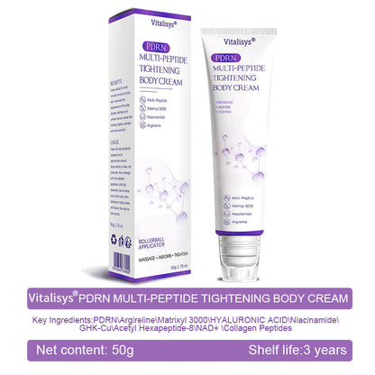 HISKIN®💟PDRN Multi-Peptide Massaging Body Roller Cream- Anti-aging, Hydrating, Skin Firming & Lifting, Skin Repair, Even Tone, Acne and Dark Spot Treatment, Wart and Mole Removal, and Psoriasis Relief