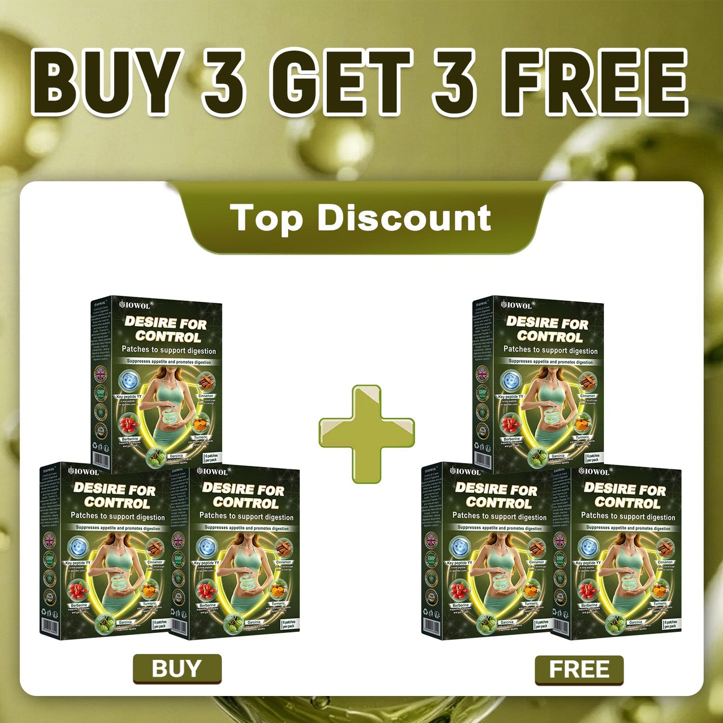 IOWOL ® APPETITE CONTROL PATCHES! NO PILLS, NO HUNGER, NO STRUGGLE — 100% RESULTS.