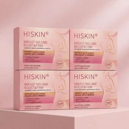 🏆 HISKIN® ✨ Breast Volume Boost & Firming Nano Microneedle Patches 🎀 Lift sagging, restore fullness—no surgery, no injections, zero irritation.