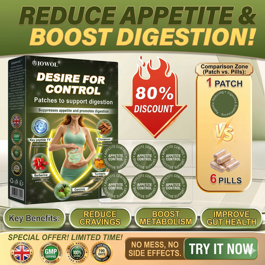 IOWOL ® APPETITE CONTROL PATCHES! NO PILLS & NO HUNGER & NO STRUGGLE & 100% RESULTS.