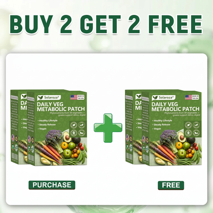 🌿 Official US Stockist | Solaroza® Daily Vegetable Metabolic Patch Harnessing organic plant extracts and phytonutrients from 39 vegetables and leafy greens. Our patches support natural detox, healthy digestion, and metabolic reset
