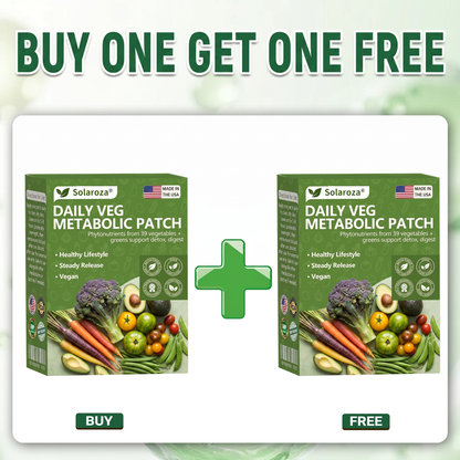 🌿 Official US Stockist | Solaroza® Daily Vegetable Metabolic Patch Harnessing organic plant extracts and phytonutrients from 39 vegetables and leafy greens. Our patches support natural detox, healthy digestion, and metabolic reset