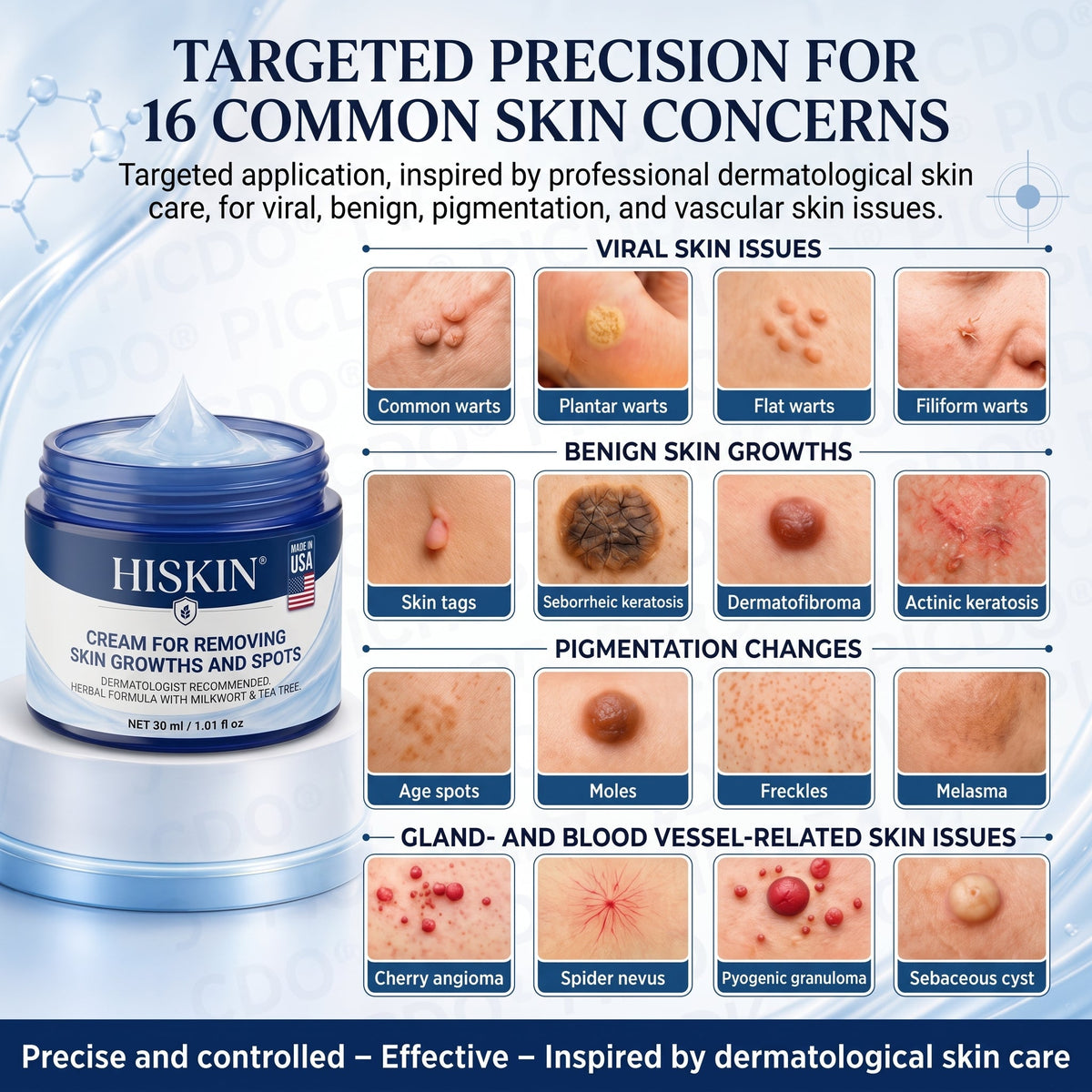 HISKIN® 10-in-1 Targeted Skin Tag & Dark Spot Cream