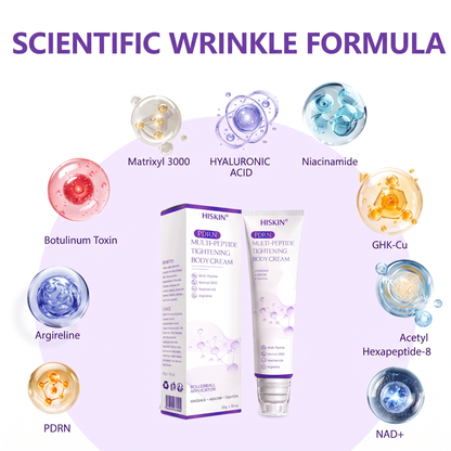 HISKIN®💟PDRN Multi-Peptide Massaging Body Roller Cream- Anti-aging, Hydrating, Skin Firming & Lifting, Skin Repair, Even Tone, Acne and Dark Spot Treatment, Wart and Mole Removal, and Psoriasis Relief